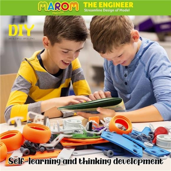 81XZ0EdWC8L._AC_UF350,  Stem Kits for Kids ages 5-7 Building Toys for Boys age 6-8 Stem Activity Kits